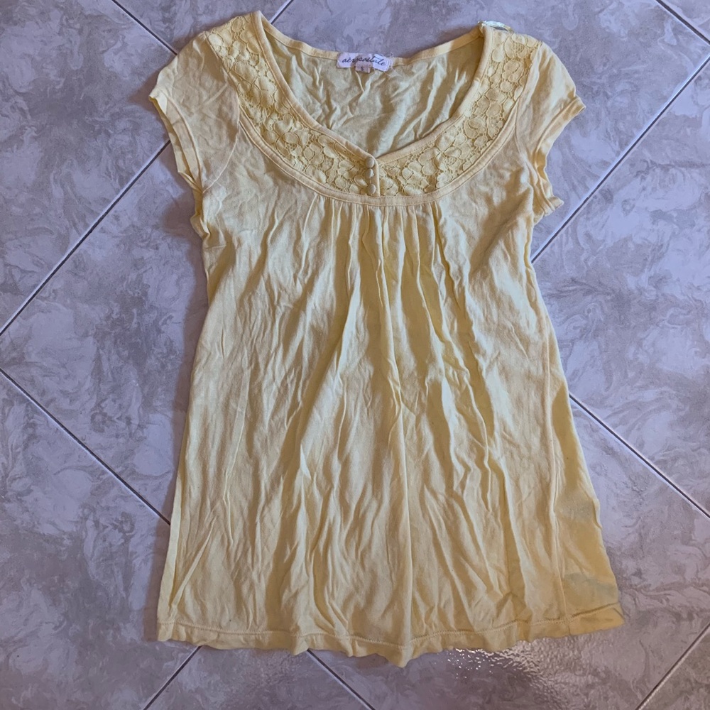 Short sleeve cotton blouse